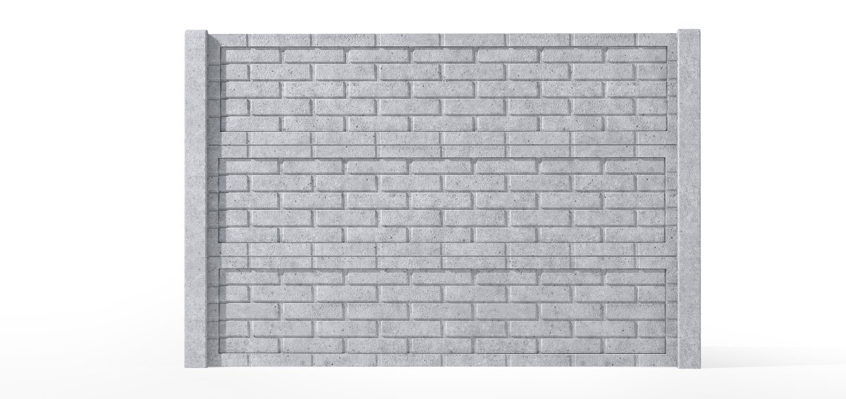 betonovy plot DREWBET -vzor tehla betonovy plot DREWBET -vzor tehla